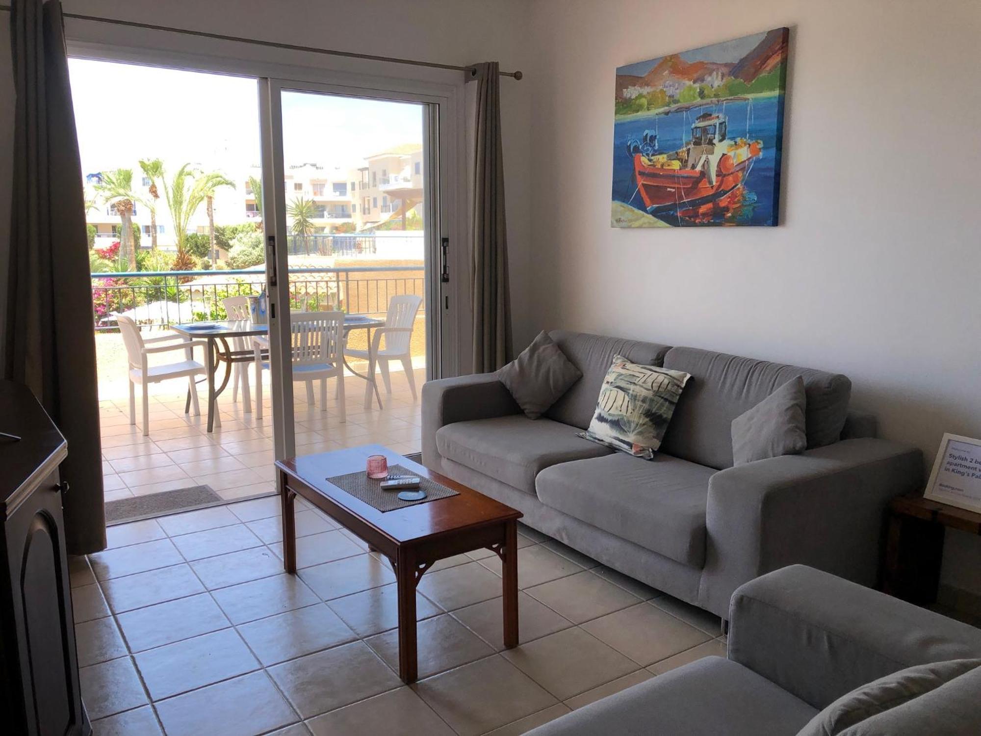 Kings Palace - Stylish 2 Bed Apartment With Sea Views Paphos Exterior foto